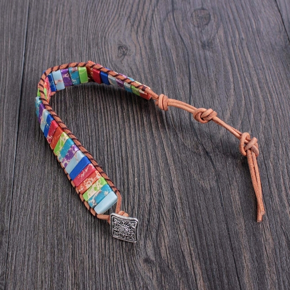 New Bohemian Vegan Chakra Healing Balance Bracelet - Picture 6 of 7